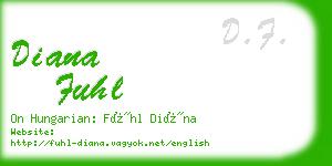 diana fuhl business card